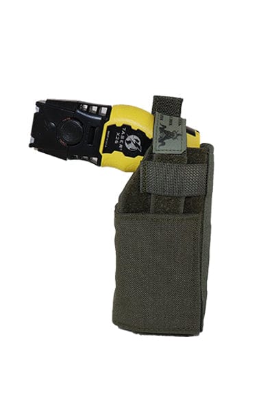 Wilde Custom Gear MOLLE compatible Taser X26 holster designed for plate carrier and tactical loadout